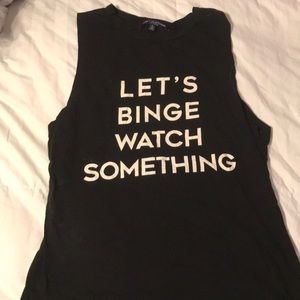 Let’s binge watch something tank